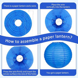 Paper Lanterns Party Decorations, Round Hanging Paper Lanterns