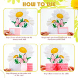 Hotop 9 Pcs Daisy Flower Birthday Party Decorations Daisy Butterfly
