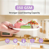 96Pcs Princess Birthday Party Supplies Purple Tower Castle Party