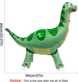 Self Standing Large Green Dinosaur Animal Balloon Walking With