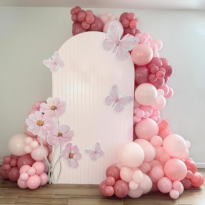 HILAVO Dusty Pink Balloons 12 Inch Blush Pastel Light Baby Pink and