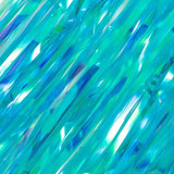 BRAVESHINE Iridescent Blue Foil Fringe Backdrop - 2 Pack 3.2x6.5 ft
