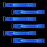 M.best 8pcs LED Light Up Bracelets Glow Flashing Wristbands Glow in