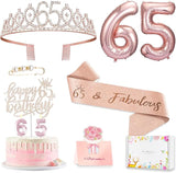 65th Birthday Gifts Decorations for Women Including 65 year old