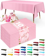 Pureegg Plastic Table Cloth Disposable 10 Pack, 54 x 108 Inch Table #4