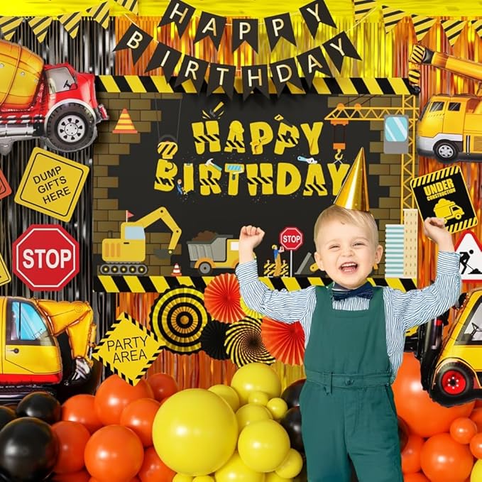 Construction Birthday Party Supplies Dump Truck Party Decorations