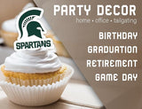 Michigan State Party Supplies for MSU Football, Birthday Gift,