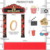 10 Pcs Movie Night VIP Porch Sign Banner Welcome Porch Sign Banner