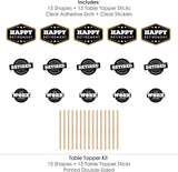 Big Dot of Happiness Retirement Party Centerpiece Sticks Happy