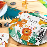 Safari Birthday Party Supplies Jungle Disposable Paper Plates