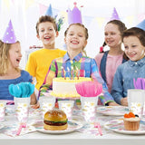 168PCS Unicorn Party Supplies Pastel Rainbow Unicorn Birthday