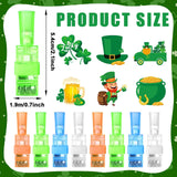 CHUNNIN 36 PCS St. Patrick's Party Favors Shamrock Light Up Finger