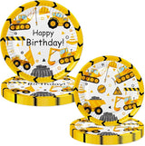 118 Pcs Construction Birthday Party Decorations Dump Truck Paper