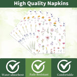 Wildflower 1st Birthday Decorations Supplies 96PCS Flower Wildflower