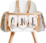 Animal High Chair Banner Jungle Safari High Chair Banner for Baby