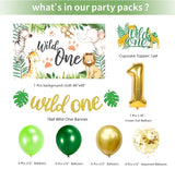Wild One Birthday Decorations Jungle Theme Party Supplies Tableware