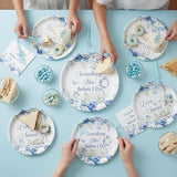 Something Blue Bridal Shower Decorations 96PCS Bachelorette Wedding