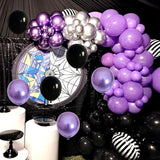 Purple and Black Balloons, 60 Packs 12 Inch Dark Purple Light Purple