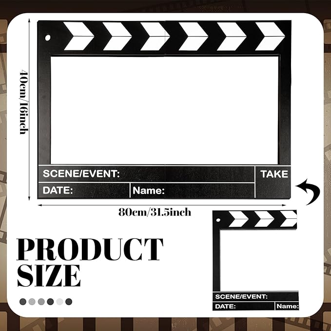 Large Wooden Movie Night Party Decorations Movie Night Photo Booth