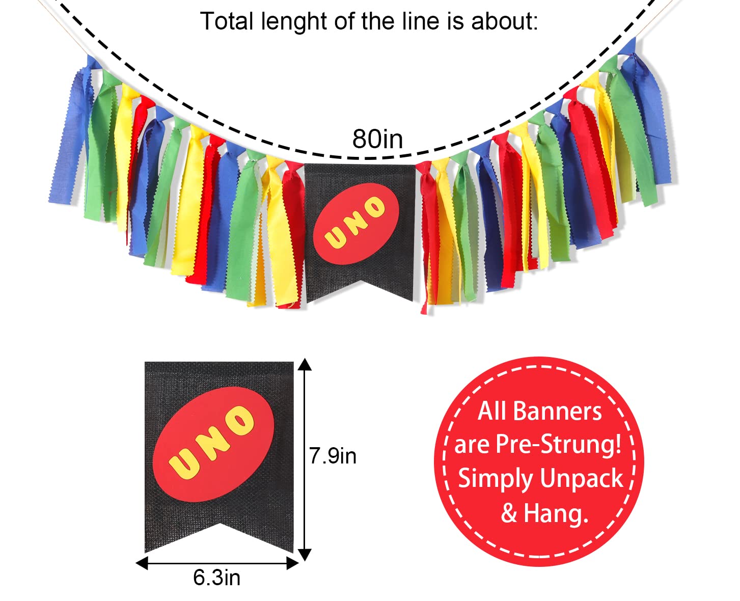 First Birthday High Chair Banner - Boy 1st Birthday Highchair Banner