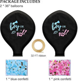 Thickened Gender Reveal Balloon 2pcs Gender Reveal Confetti Balloons