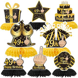 Funny 50th Birthday Decorations - 8PCS Over the Hill 50th Birthday