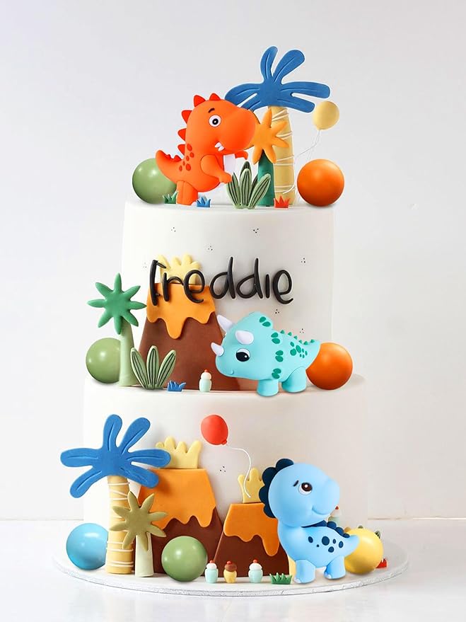 Dinosaur Cake Topper Little Dinosaur Cake Decorations Dinosaur