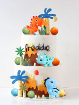 Dinosaur Cake Topper Little Dinosaur Cake Decorations Dinosaur