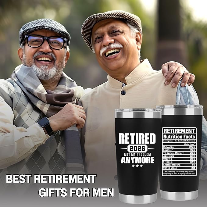 Retirement Gifts for Men 2026 - Retired Not My Problem Anymore -