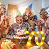 70th Birthday Decorations for Women Men Happy 70 Birthday