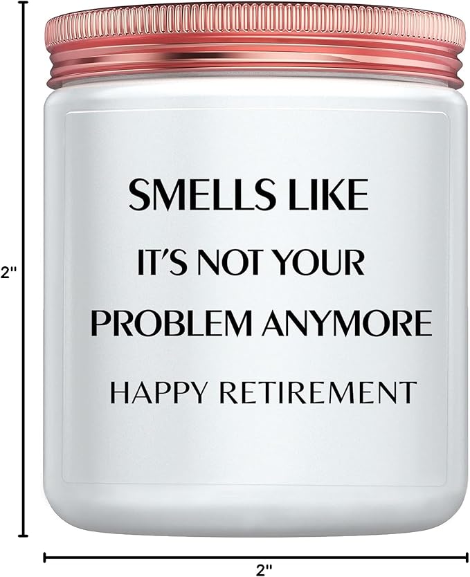 Retirement Gifts for Women Men Best Happy Retirement 2024 Candles