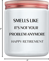 Retirement Gifts for Women Men Best Happy Retirement 2024 Candles