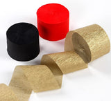 Red-Black Gold Casino-Theme Party-Decorations Streamers - 9 Rolls