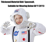Kids Astronaut Halloween Costume Set, Boys Girls 2-3 YRS White