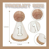 First Birthday Party Decorations Light Brown High Chair Banner 1st