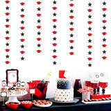 Red-Black Graduation-2026 Class Party-Decorations Garland - Congrats