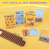 96pcs Construction Birthday Party Supplies Construction Party Favors