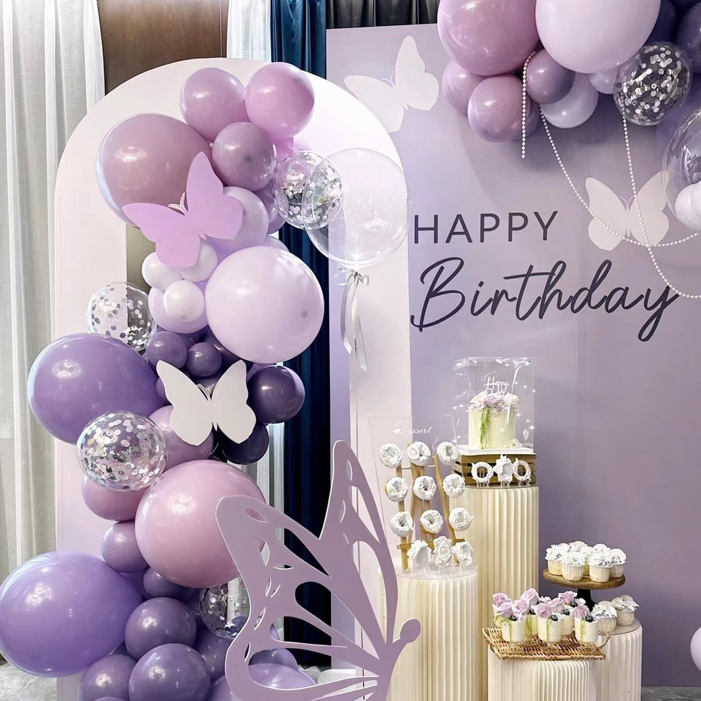 Taro Purple Balloons, Scmdoti Taro Purple Balloons Different Sizes 18