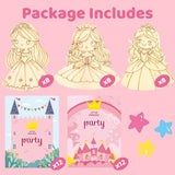 24 PCS Princess Party Favors Princess Birthday Party Supplies