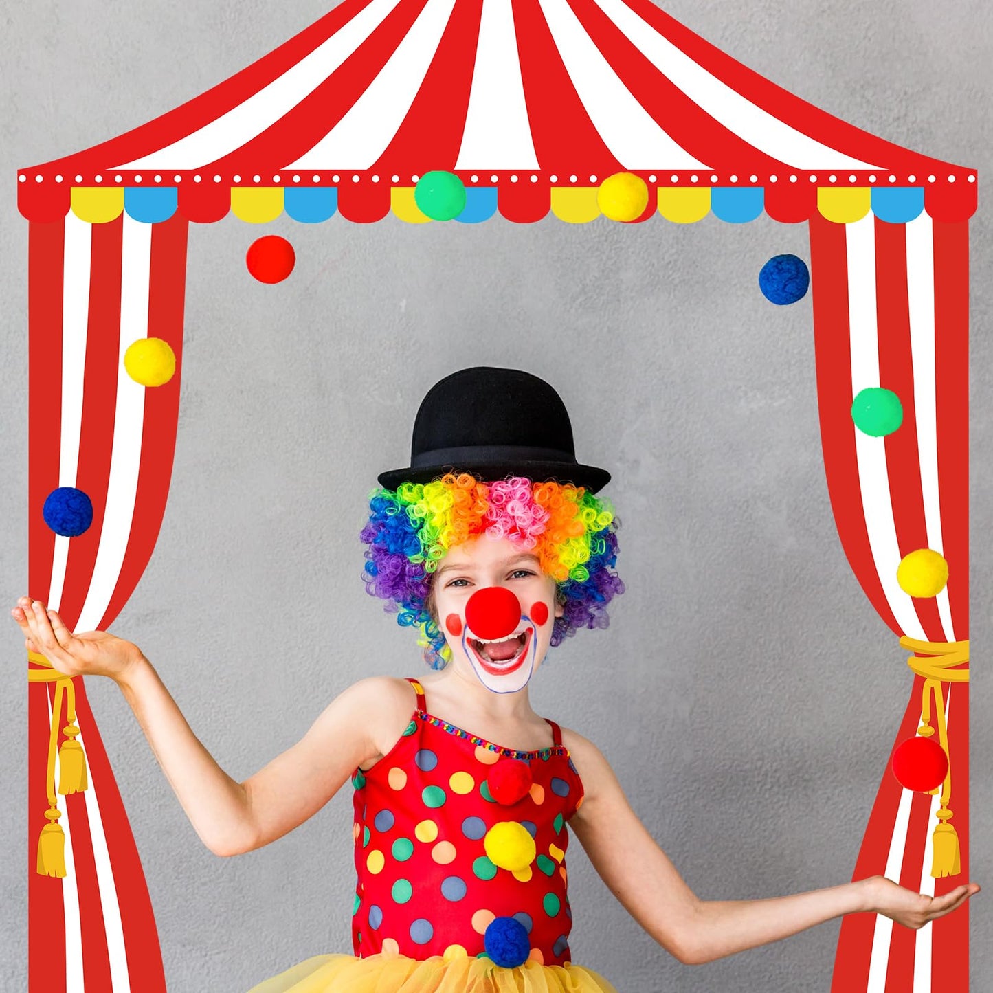 Ziliny 3 Pcs Carnival Party Decorations Circus Tent Awning Hallow Na
