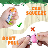 Party Favors for Kids 24PCS Safari Animal Squishy Toys,Goodie Bag
