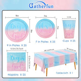 Baby Gender Reveal Party Supplies Boy or Girl Disposable Paper