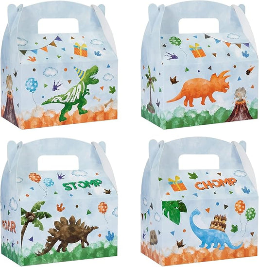 WERNNSAI 12 Pack Dinosaur Party Boxes - Dinosaur Birthday Decorations