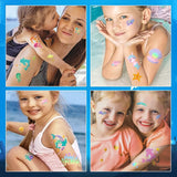 Mermaid Temporary Tattoo for Kids Under the Sea-76 Glitter Style Cute