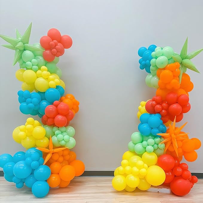 YMSZ Rainbow Balloons, 67pcs 12 Inch Colorful Party Balloons for
