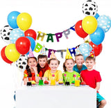 68Pcs Red Yellow Blue Toy Balloons 12 Inch Light Blue Cloud Cow Print