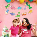 Hooqict Dinosaur Birthday Party Banner Dinosaur Birthday Party