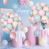 Pink and Blue Balloons Gender Reveal Boy or Girl 12inch Pastel Light