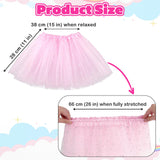 kilofly 6pc Pink Girls Ballet Tutu Kids Birthday Princess Party Favor