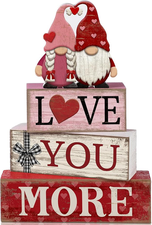 4 Pcs Valentine Day Table Decoration Gnomes Valentine Centerpiece